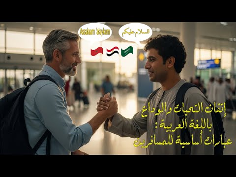 إتقان التحيات والوداع باللغة العربية : عبارات أساسية للمسافرين