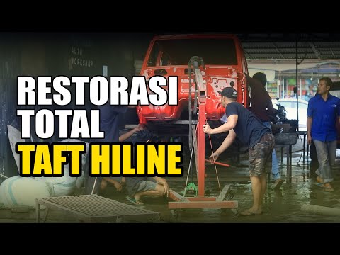 RESTORASI TOTAL DAIHATSU TAFT HILINE AMPE KOLONG KOLONG, CHASSIS JUGA DICAT !!!