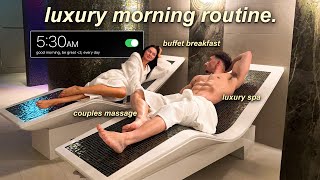OUR LUXURY MORNING ROUTINE AT SEA