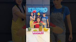머리 위에 과일 맞추기