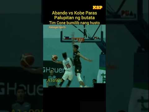 Rhenz Abando vs Kobe Paras, palupitan ng butata, Tim Cone gusto silang kunin.