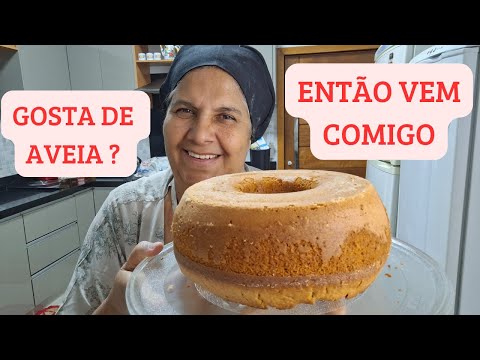 "Bolo de Aveia com Sabor de Laranja: Simples, Saudável e Delicioso!"