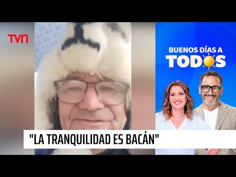 "La tranquilidad es bacán": Adulto mayor sacó aplausos con su mensaje en plena lluvia | BDAT