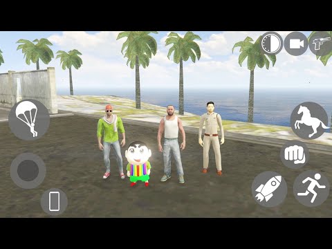 🔥 Police Help Franklin On island 💥😱 Indian Bike Driving 3d Game 🎮 Video