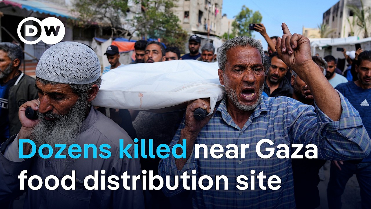 IDF says it fired shots near Gaza aid distribution station | DW News