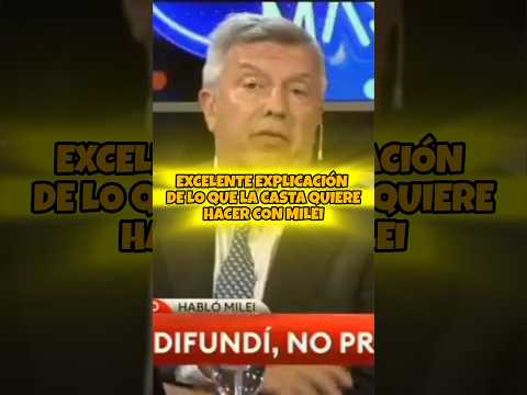 ESTO ES LO QUE LA CASTA QUIERE HACER CON MILEI #lla #milei2025 #noticias #vllc #mileienvivo #TN