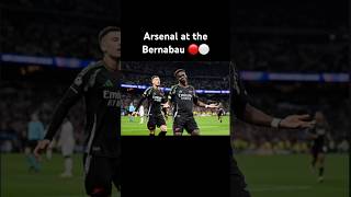 Arsenal at the Bernabau #arsenal #football #afc #soccer #ucl #championsleague #realmadrid #shorts