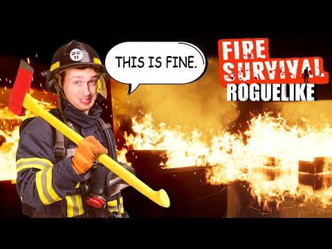 This roguelike is about escaping burning buildings