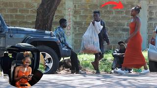 DRAMA!! After Telling Her to Seat With a Street Child 😭💔Gold Digger Prank! Part 715| Denny-c TV