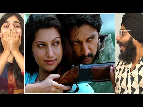 EEGA MASS Kiccha Sudeep Intro Scene Reaction | Nani | Samantha