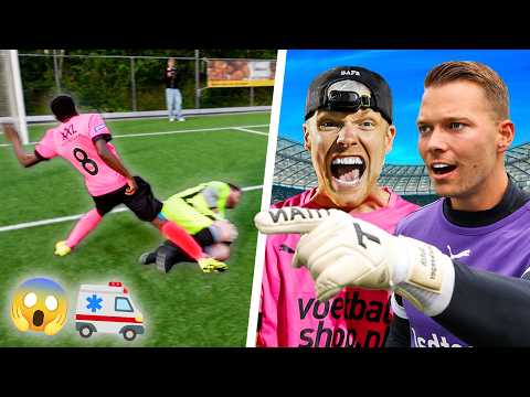 TOP ASSIST JARIGE ENZO KNOL. RODNEY LOOPT 'KNAKWORST BLESSURE' OP.
