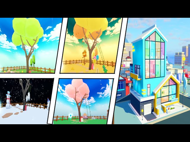 New Stained Glass House Has a Secret 4 Seasons Room In Roblox Livetopia RP