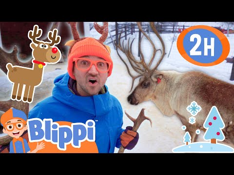 Blippi Visits Reindeers for Christmas!🦌❄️ | BEST OF BLIPPI TOYS | Educational Videos for Kids