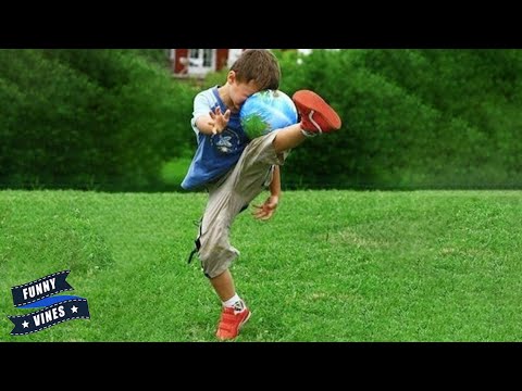 Funny Baby FAILS while Playing Sport Outdoor | Try Not To Laugh | Funny Vines