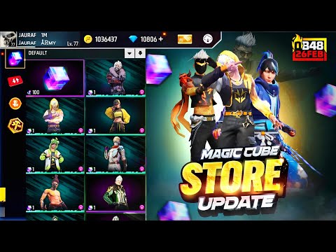 26 February🔥 Magic Cube Store New Bundles🤯| Triple Store Update Free Fire | Free Fire Ob48 Update