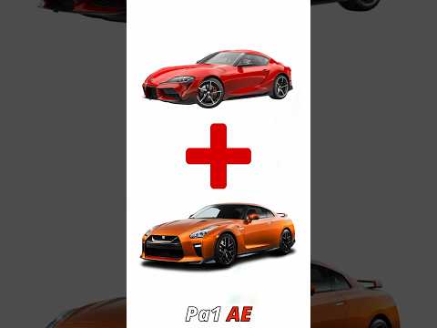 EPIC PARODY: I Mixed Toyota Supra And Nissan Gtr 🔥  #supra #gtr #nissangtr