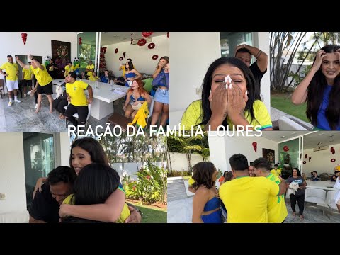 REAÇÃO DA FAMÍLIA LOURES COM A GRAVIDEZ !!