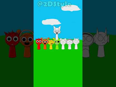 Wenda Sings the ColorMixing Song 🌈 | Sprunki Rainbow Party