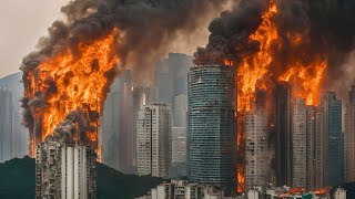Terrible tragedy in Israel! Residential areas are engulfed in flames! The worst fires