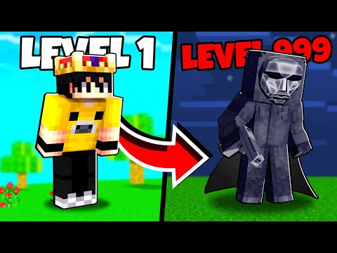 Minecraft'ta SEVİYE ATLADIKÇA SQUİD GAME FRONTMAN'E DÖNÜŞTÜM!