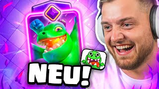 😍😨NEUE LIEBLINGSKARTE! - EVO Babydrache ist ZU OP? | Clash Royale F2Pass neue Karte & Season!