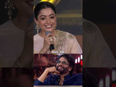 Rashmika Mandanna 🤌♥️ Speech On NAGARJUNA | Kuberaa Audio Launch Event