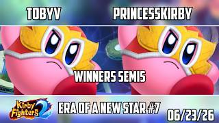 Tobyv (Wrestler) vs PrincessKirby (Wrestler) Era of a New Star #7 Kirby Fighters 2 Tournament
