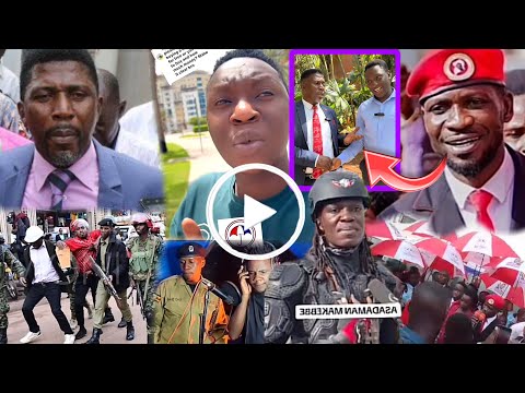 Obunkenke! HE Bobi Wine bamwogedde ku Security Bafootsoljas bekengedde obutwa muba kulembeze ba NUP🤯