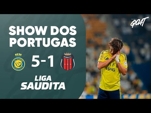 CRISTIANO RONALDO E JOÃO FÉLIX BRILHAM EM GOLEADA DO AL-NASSR!