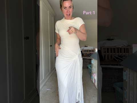 PART 1 of trying on my new dress - go to part 2 to see the shoes
