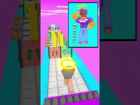 Zoey & Mystery Heaven and Hell run Challenge MINECRAFT - ANIMATION #animation #minecraft #fpyシ