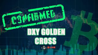 DXY did make a golden cross, pushing Bitcoin down...