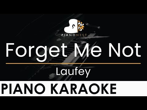 Laufey – Forget Me Not – Piano Karaoke Instrumental Cover with Lyrics