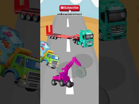 Memasang ban #kartun #animasi #dubbing #kendaraan #vehicles #pemadamkebakaran