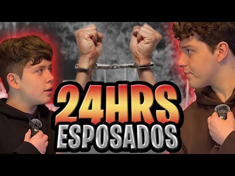 24 HORAS ESPOSADOS CON MI HERMANO 😨🔒 *ACABA MUY MAL* ☠️