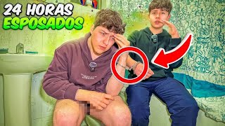 24 HORAS ESPOSADOS CON MI HERMANO 😨🔒 *ACABA MUY MAL* ☠️