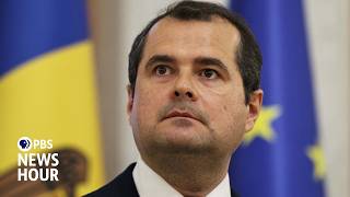 YouTube video thumbnail: Moldova's PM on Confronting Russian Threats and Backing Ukraine