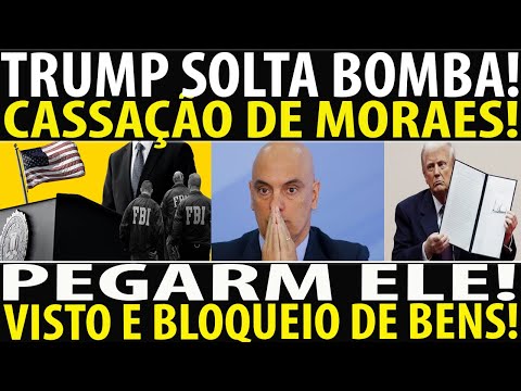 URGENTE! EM MENOS DE 24HRs! PEGARAM ALEXANDRE DE MORAES! DECIAÃO VEM DOS EUA! SECRETÁRIO AMERICANO!