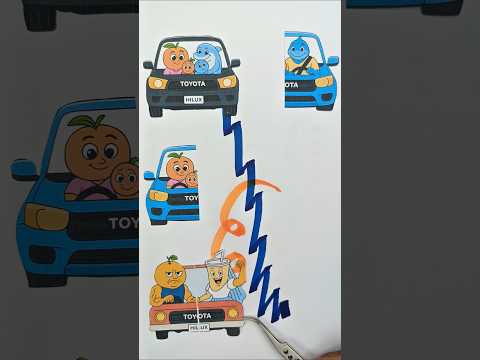 Italian Brainrot Family Car deriving Paper Matching Puzzle #italianbrainrot#trending