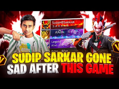 V Badge YouTuber Sudip Sarkar Tried To Break My Streak 🤯 In Cs Rank Top 1 Lobby 😱 Garena Free Fire