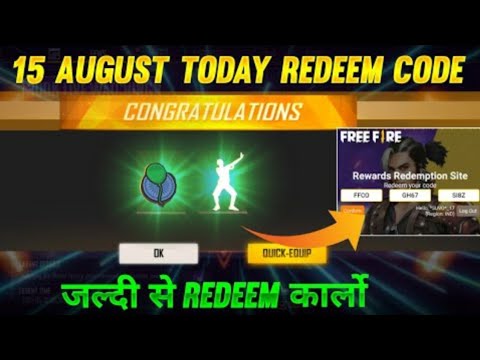 15 August redeem code// redeem now//SAMSUNG A3,A5,A6,A7,J2,J5,J7,S5,S6,S7,S9,A10,A20,A30,A50
