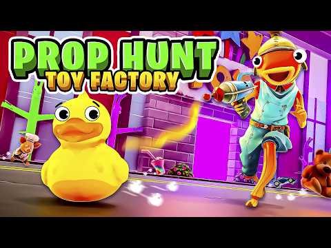 PROP HUNT *FABRICA de JUGUETES* en FORTNITE
