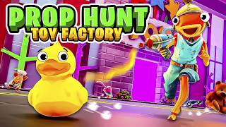 PROP HUNT *FABRICA de JUGUETES* en FORTNITE