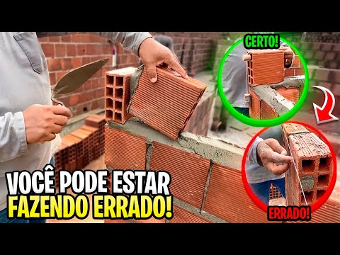 DEPOIS QUE ASSENTEI TIJOLOS ASSIM NUNCA MAIS A MINHA PAREDE FICOU TORTA! #18