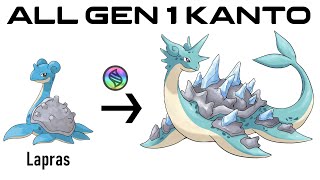 WORLD RECORD - Drawing All Kanto Pokemon Evolution. GEN 1