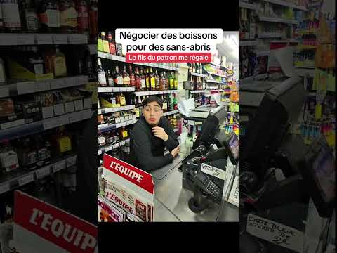 Négocier DES BOISSONS pour des SANS-ABRIS