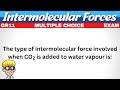 Intermolecular Forces and Molecular Structure