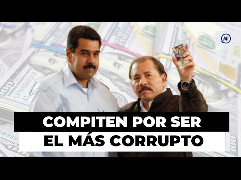 🔵▶️ Ortega CASI sobrepasa a Maduro como el MÁS CORRUPTO