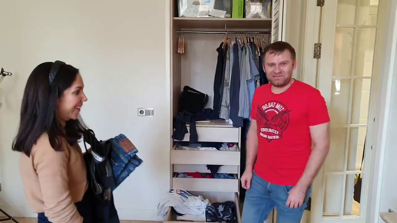 С Любой выбились из сил. Полный разбор всего гардероба. масса вещей в мусор