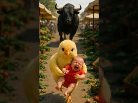 A Tiny Hero 🐥 with Tiny Heart 🫀with a Great Mission #goldiechick #animalrescue #animalstories